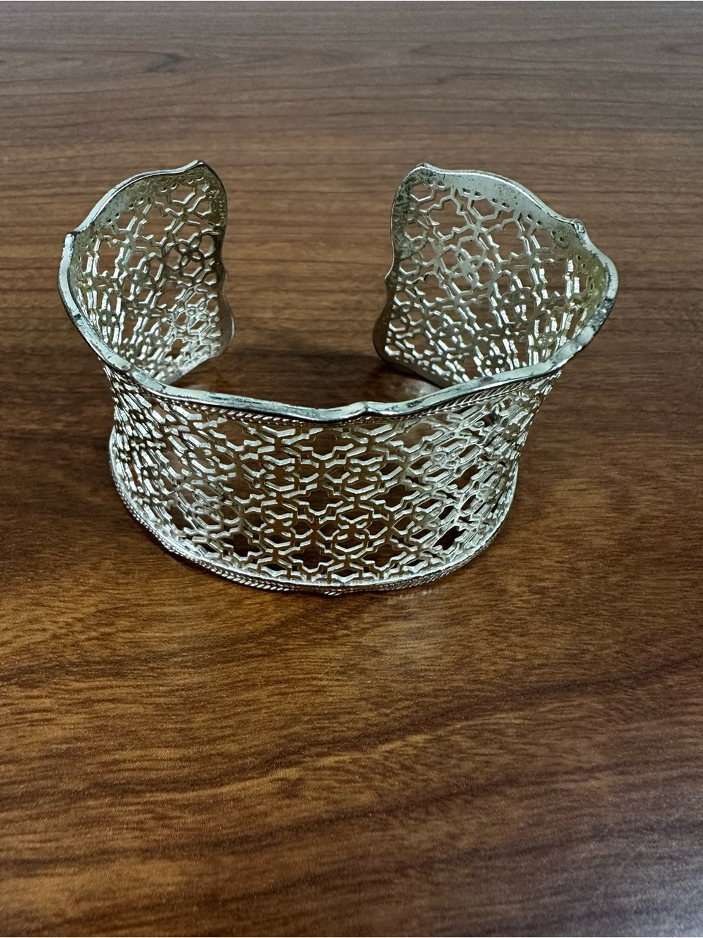 Kendra Scott Candice Filigree Cuff Bracelet Boho Dressy - pre owned